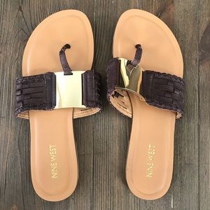 Women’s Dark Brown  Sandal...like new!